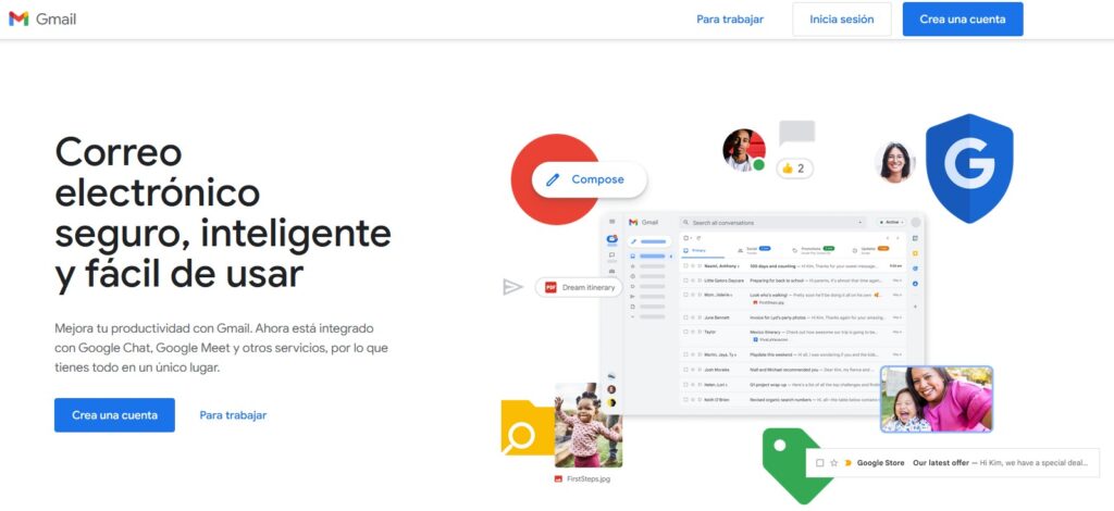 Pasos para registrar una nueva cuenta en Gmail 1 crear cuenta gmail 1