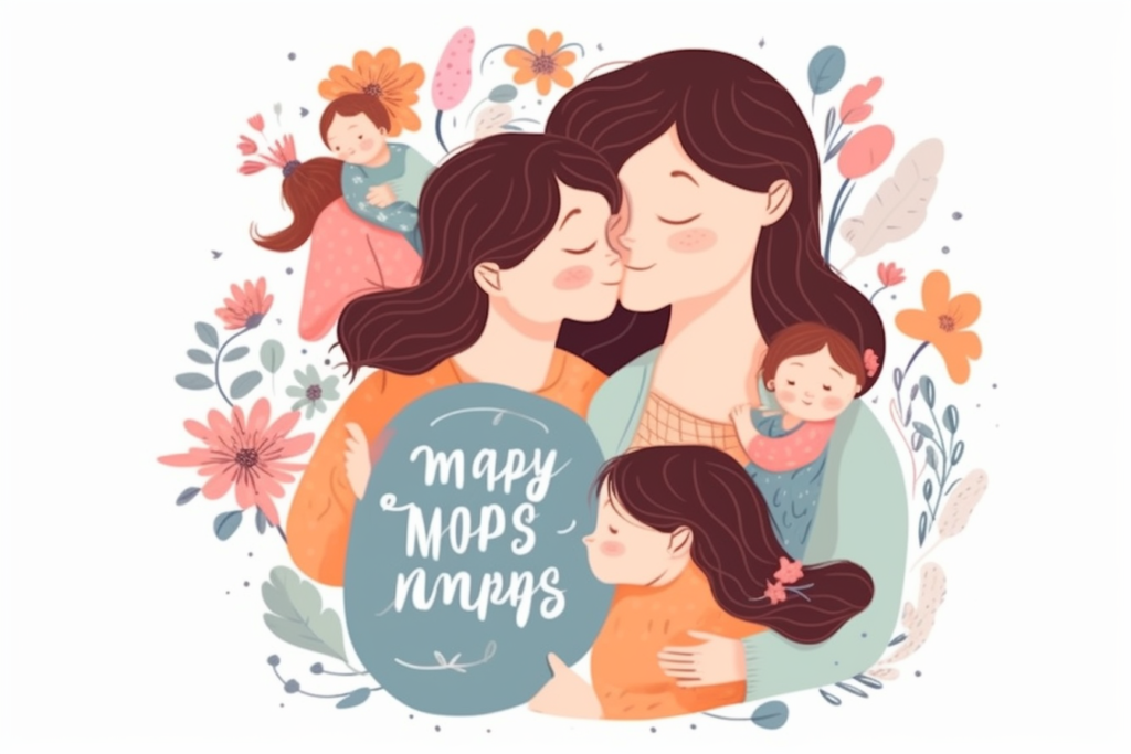 colorvivo Happy Mothers Day. Vector illustration with women and f0c41757 5a2f 4176 88e2 90509b20eaf7