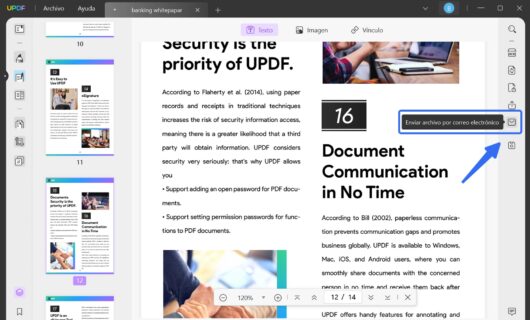 eviar por email updf