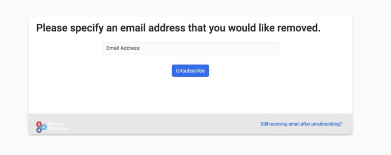 Home Elementor 10 unsubscribe danger