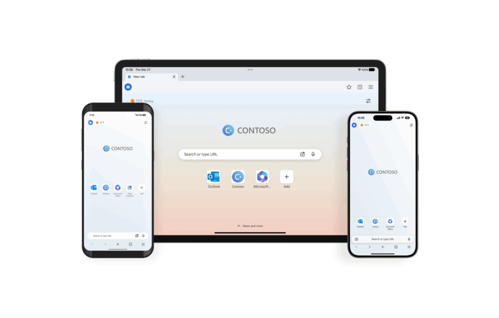 Strengthen mobile device security with Edge for Business, the secure enterprise browser
