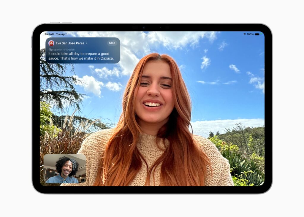 Apple WWDC25 iPadOS 26 Live Translation